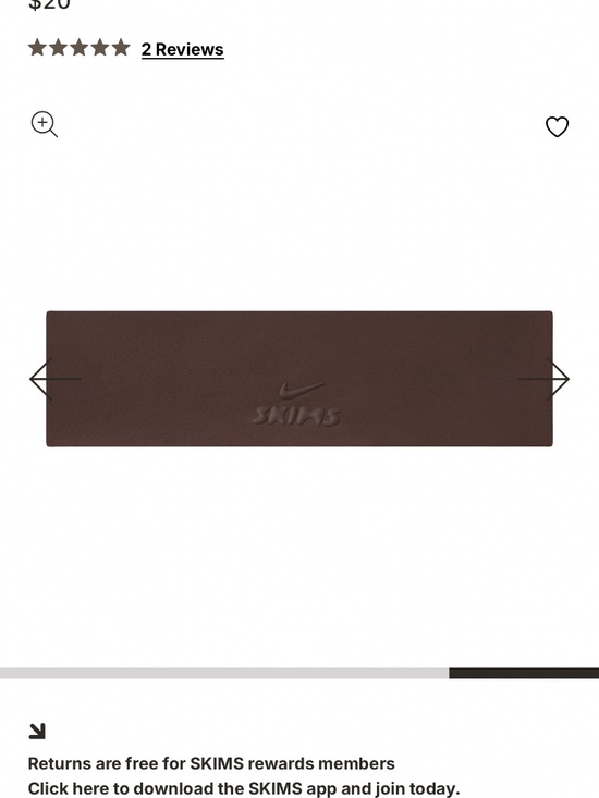 Skims north face headband